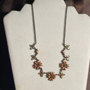 Vintage Flower Necklace